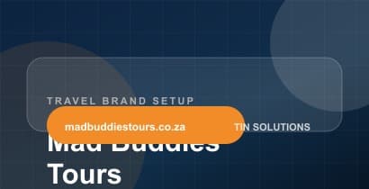 Mad Buddies Tours website detail