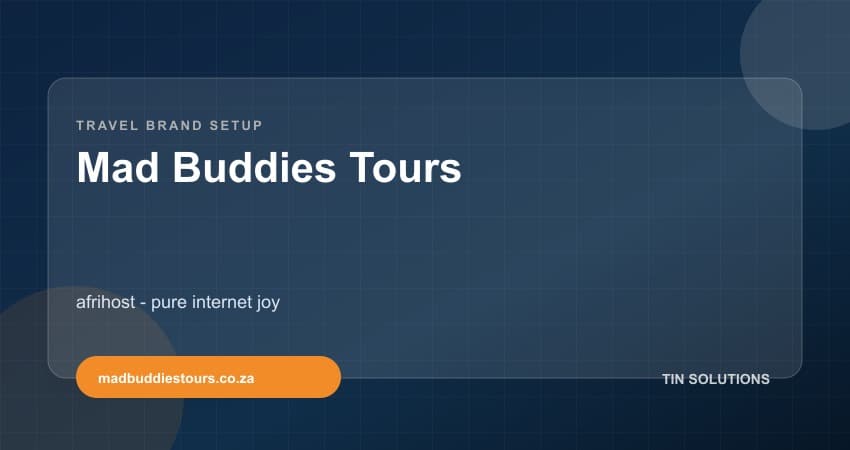 Mad Buddies Tours project overview