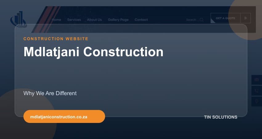 Mdlatjani Construction project overview