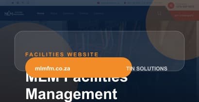 MLM Facilities Management website detail