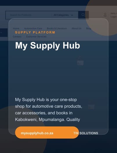 My Supply Hub website