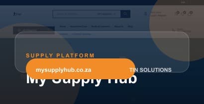 My Supply Hub website detail