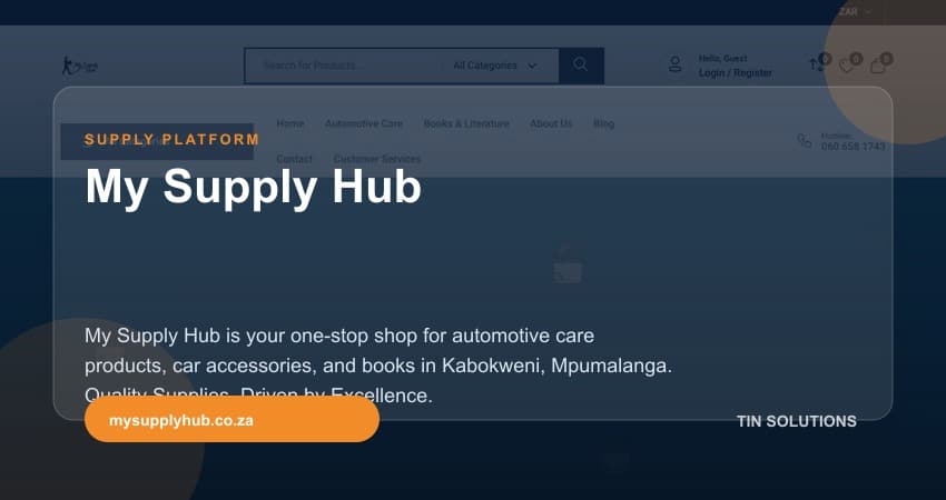 My Supply Hub project overview