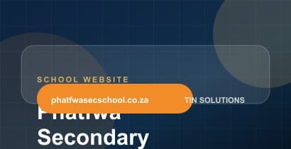 Phatfwa Secondary School website detail