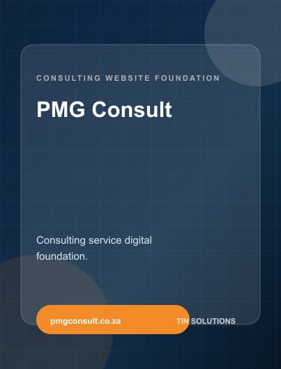 PMG Consult website