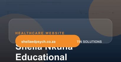 Sheila Nkuna Educational Psychologist website detail