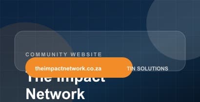The Impact Network website detail