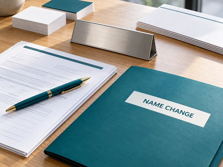 Company Name Change service preparation