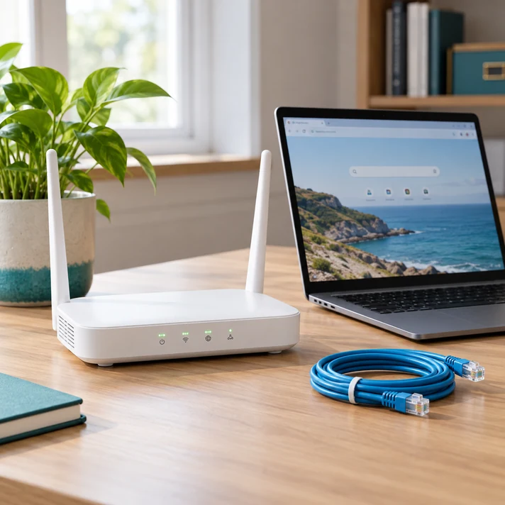 20 Mbps Uncapped Internet service preparation