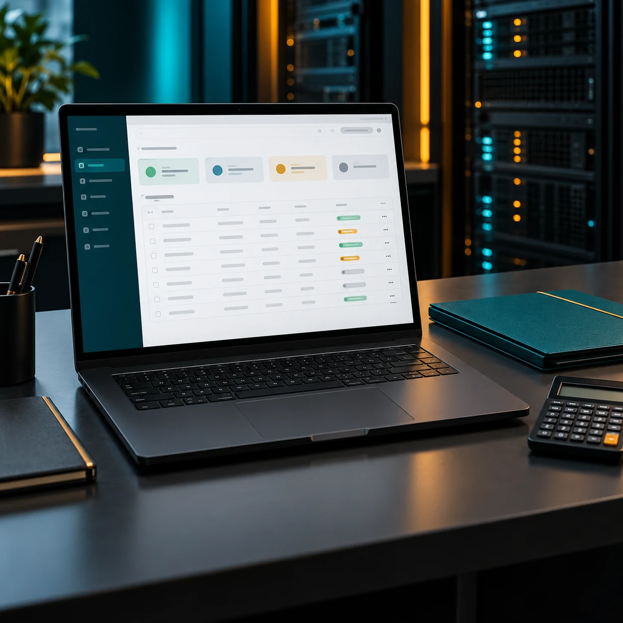 Hosting billing and client management workstation