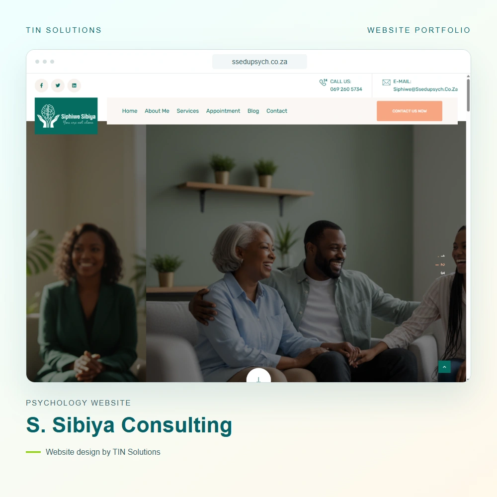 S. Sibiya Consulting website project