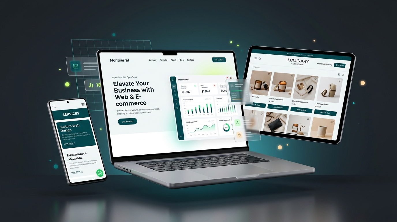 TIN Solutions 3D Responsive Multi-Device Architecture Showcase